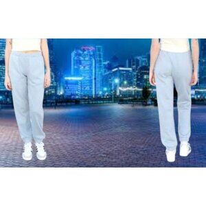Brandy Mellville Rosa Joggers One Size Blue Sweatpants Stretch Waist Leg Cuffs